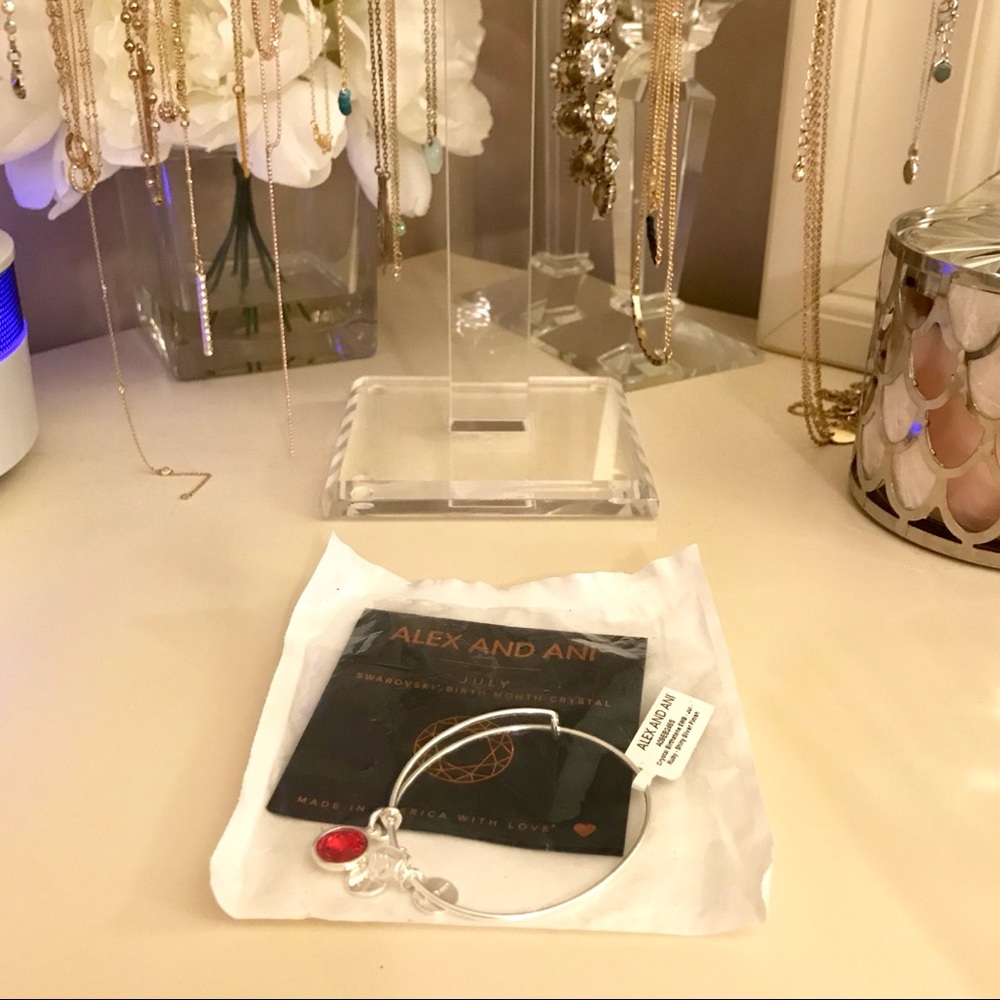 Alex and Ani July Birthstone Bracelet